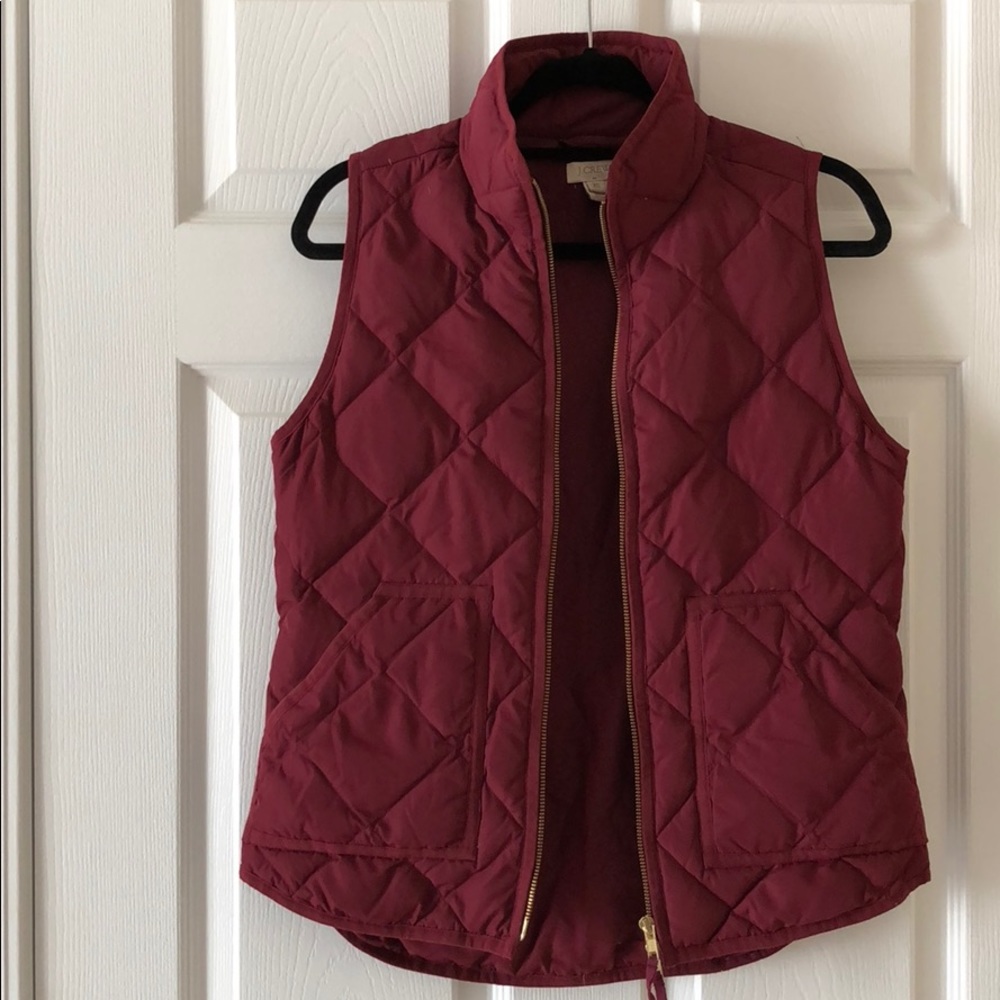 J Crew Excursion Quilted Down Vest